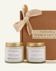 Calming mood candle duo set