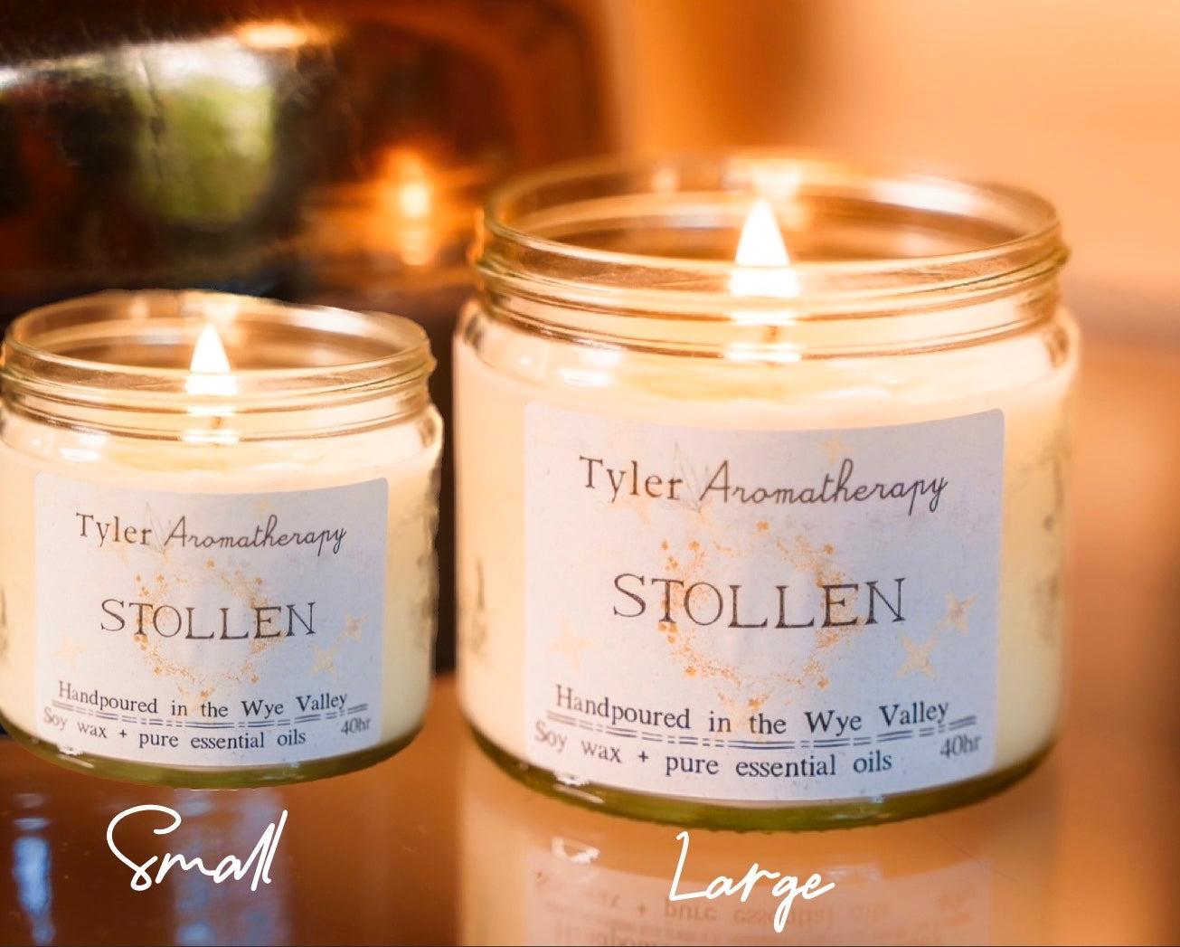 Stollen Christmas Candle