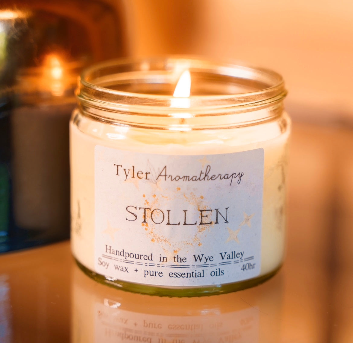 Stollen Christmas Candle