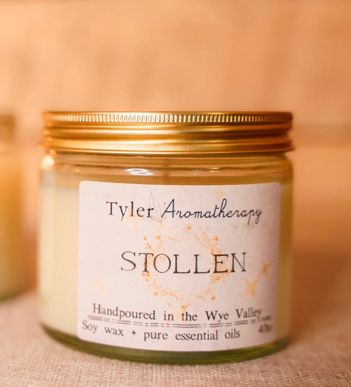 Stollen Christmas Candle