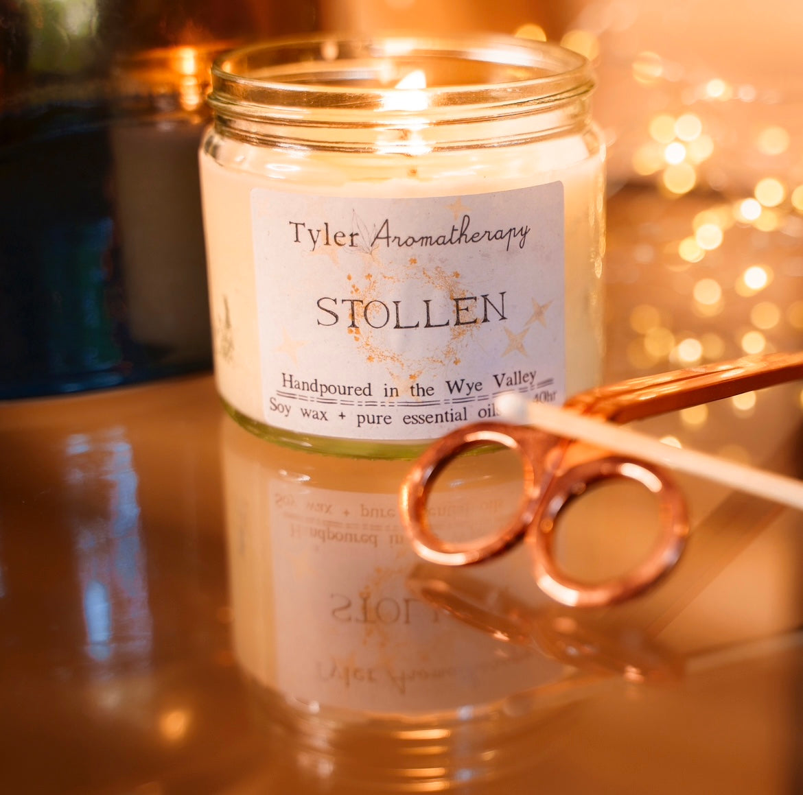 Stollen Christmas Candle