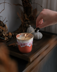 Sticky Ginger Chai Coffee Cup Candle