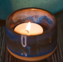 Load image into Gallery viewer, The Coast - ceramic tealight holder + tealights set
