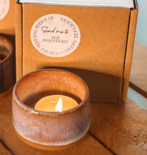 Load image into Gallery viewer, The Mountains - ceramic tealight holder + tealights set
