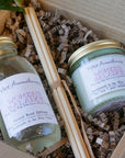 Womens Wellness mood candle and diffuser gift set