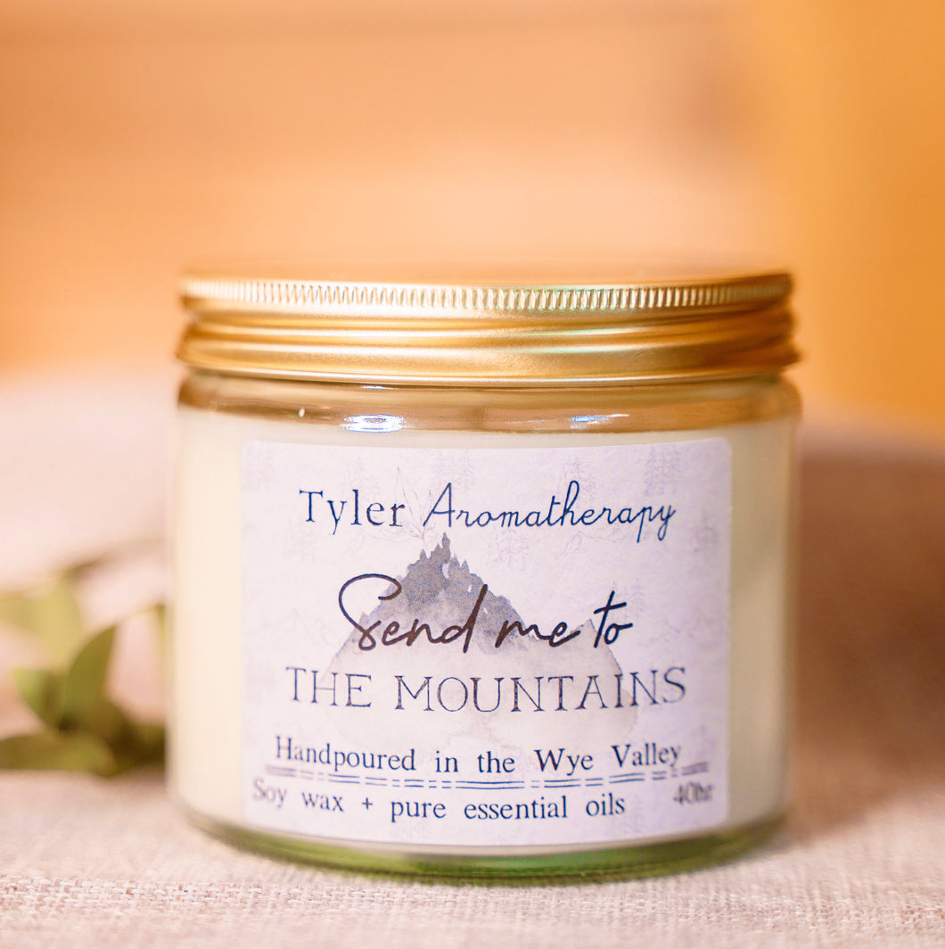 The Mountains - soy essential oil candle