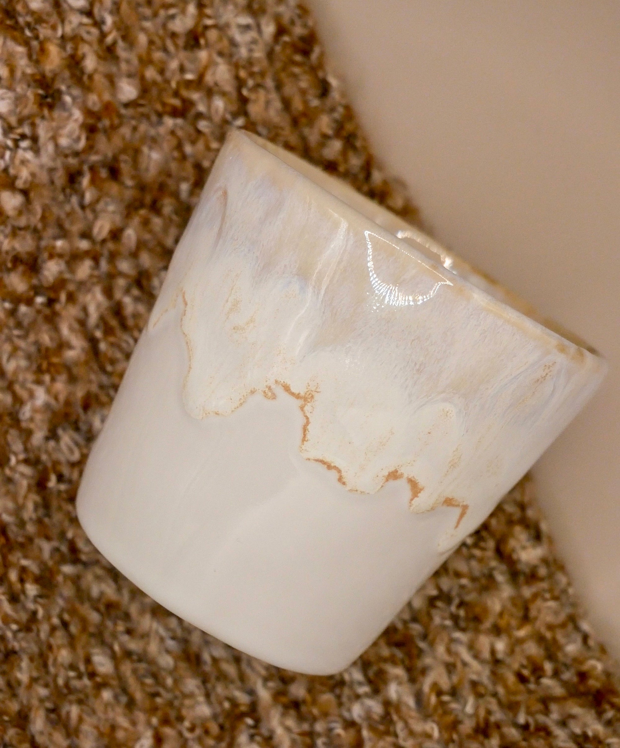 Stollen Coffee Cup Candle