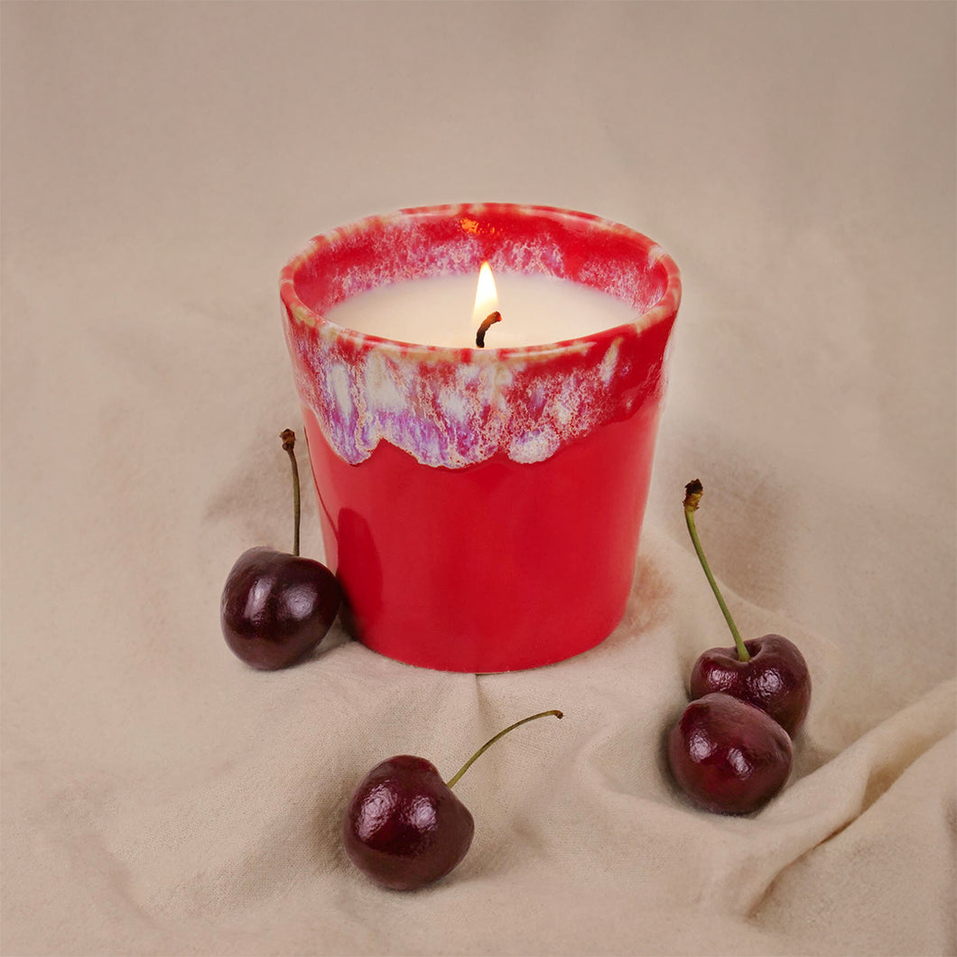 Mon Chéri Cherry Coffee Cup Candle