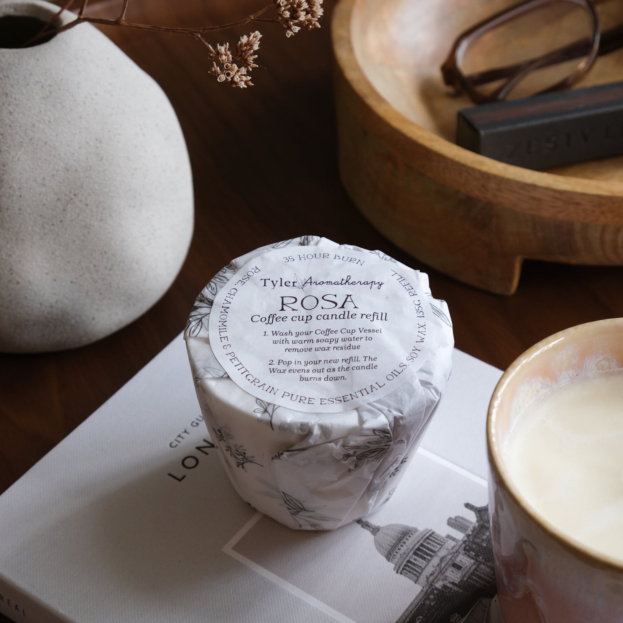 ROSA Coffee Cup Candle Refill
