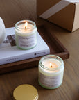Calming mood candle duo set