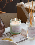 Womens Wellness mood candle and diffuser gift set