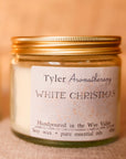 White Christmas Candle