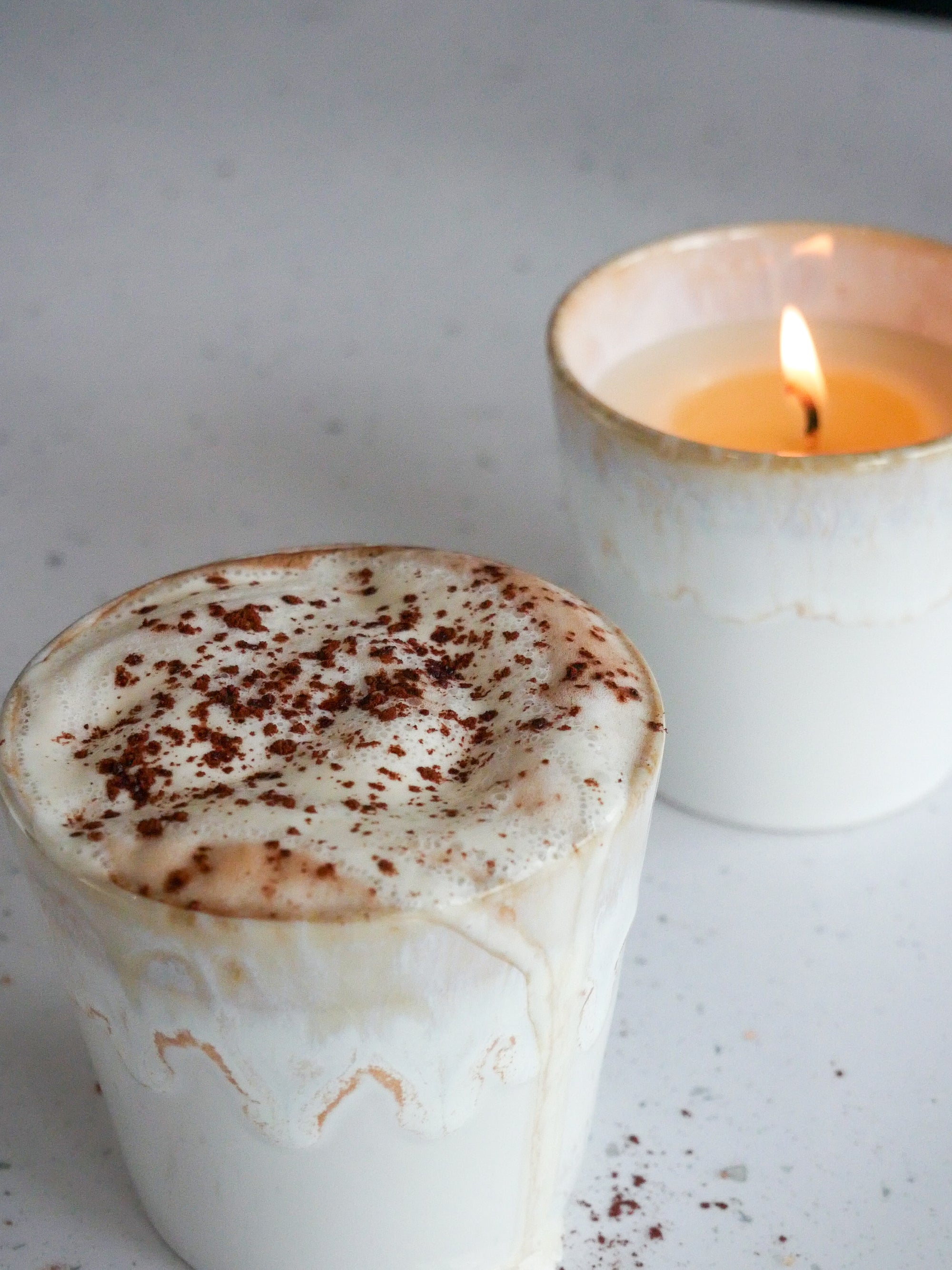 Stollen Coffee Cup Candle