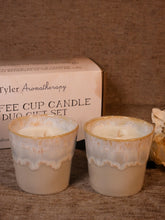 Load image into Gallery viewer, Coffee Cup Candle Duo Gift Set
