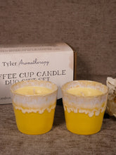 Load image into Gallery viewer, Coffee Cup Candle Duo Gift Set
