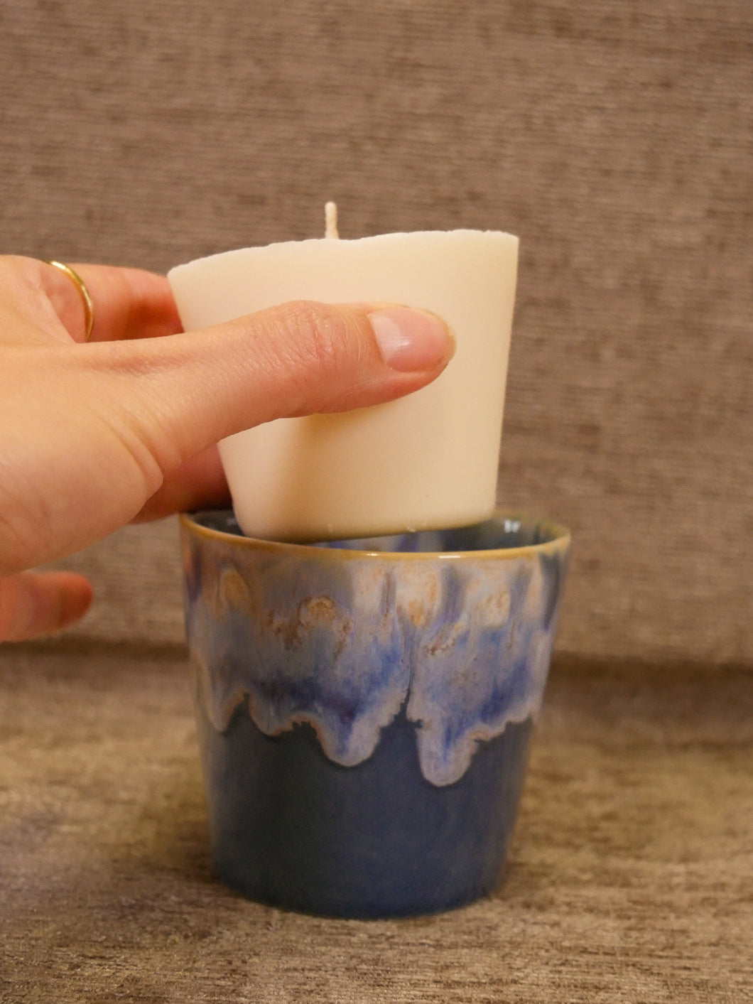 Midnight Coffee Cup Candle Refill