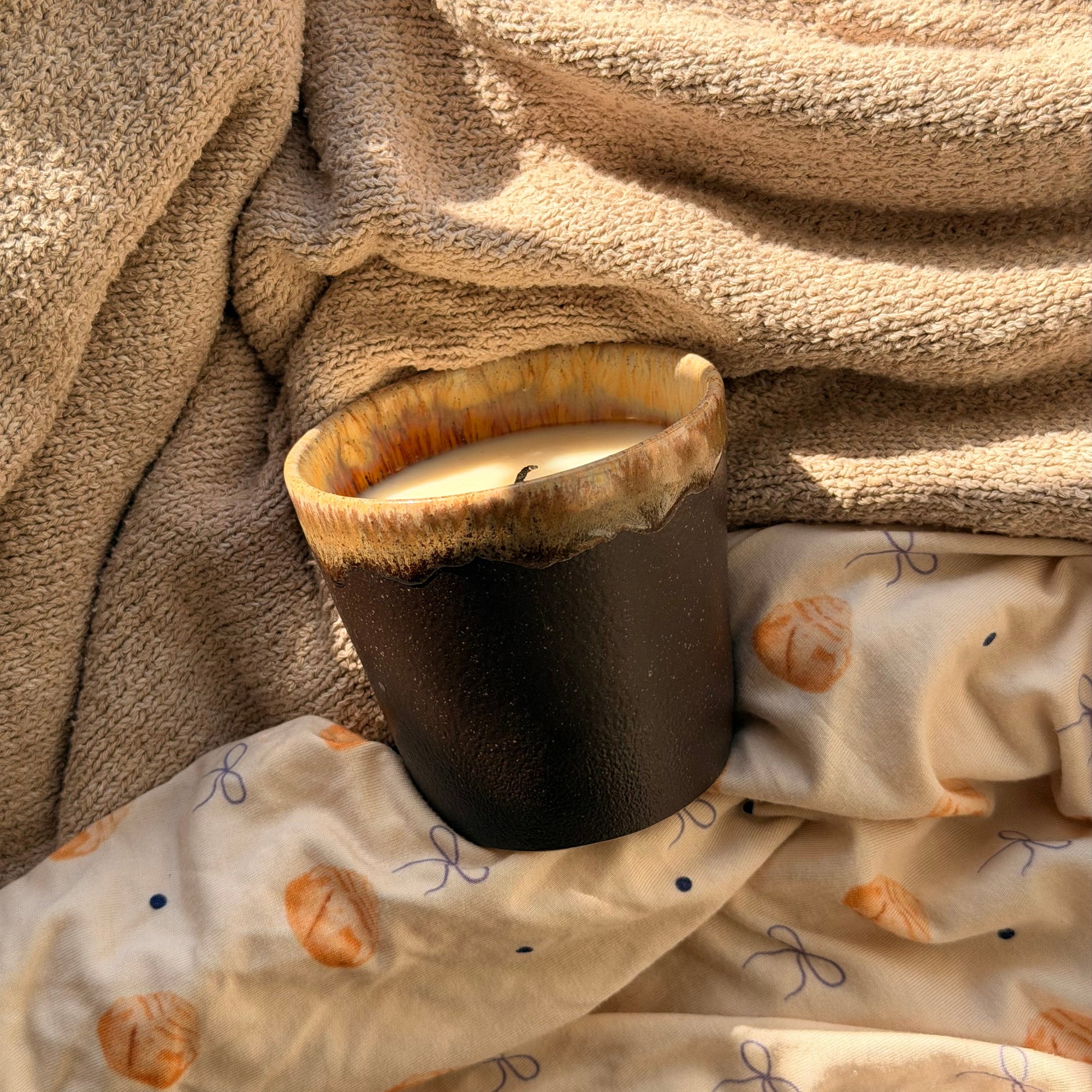 Mocha Coffee Cup Candle