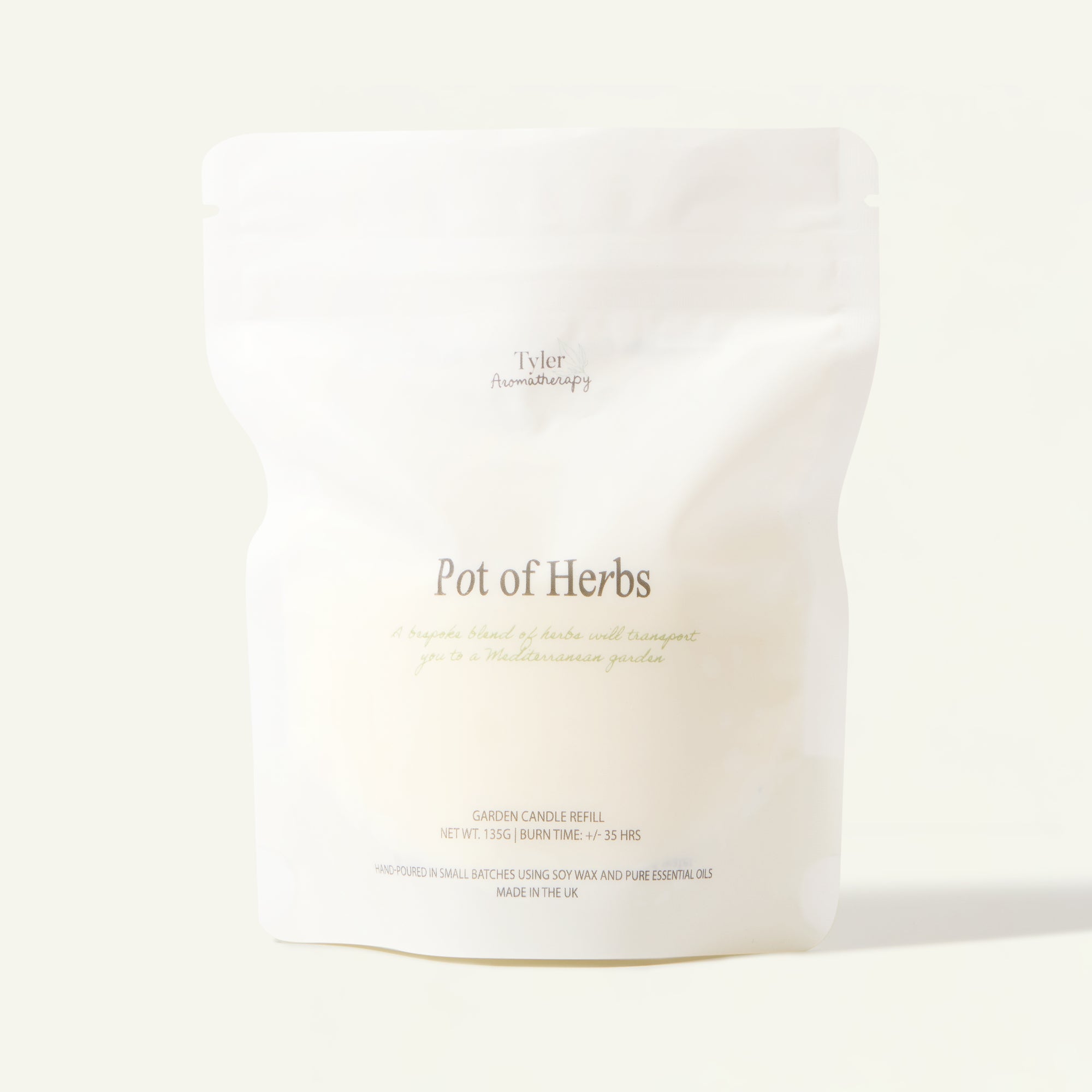 Pot of Herbs Garden Candle Refill