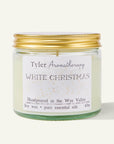 White Christmas Candle