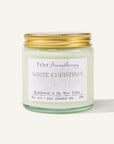 White Christmas Candle