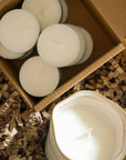 Ceramic Garden Candle and Tealights Gift Set