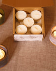 The Mountains - ceramic tealight holder + tealights set