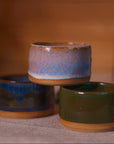 The Coast - ceramic tealight holder + tealights set