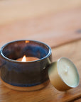 The Coast - ceramic tealight holder + tealights set