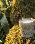 Green Speckle Garden Candle